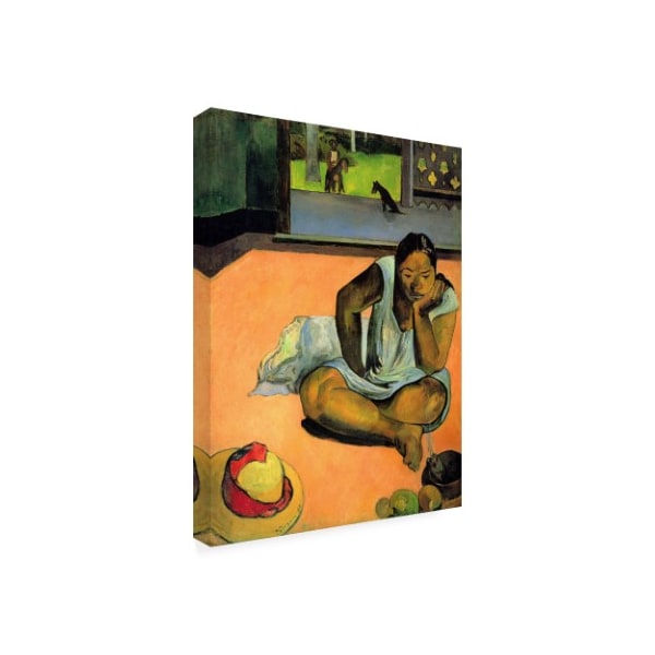 Paul Gauguin 'La Boudeuse (Te Faaturuma)' Canvas Art,35x47